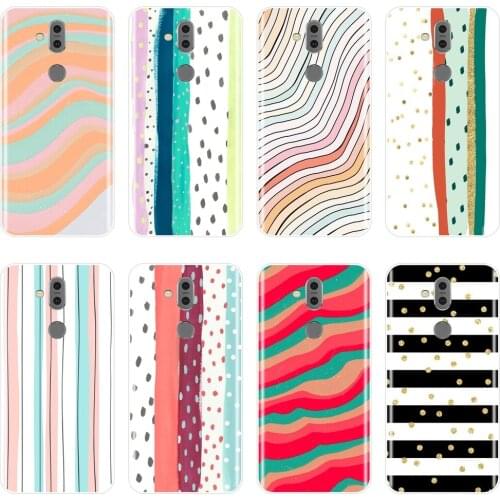 Soft Phone Case For Nokia 7.1 6.1 5.1 3.1 2.1 Plus Stripe Art Polka Dot Silicone Back Cover For Nokia 7.1 6.1 5.1 3.1 2.1 Case