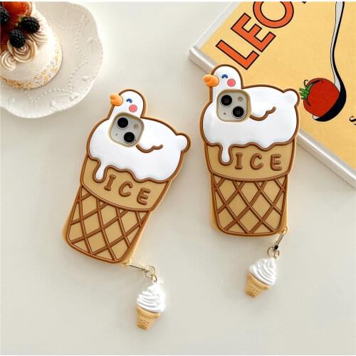 Funny bubble gum Soft Silicone Phone Case for iPhone 12 Pro Max 11 6 7 8 Plus X XR XS MAX Cartoon Phone Protective Cover