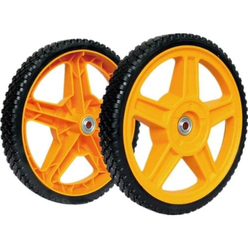 12" WHEEL TIRE ASSEMBLY 296MM FOR AYP HUSQVARNA CRAFTSMAN WALK BEHIND LAWN MOWERS 581010322 , 532430500 RUBBE PLASTIC