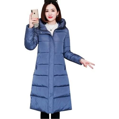 2020 New Winter Women Down Jacket Slim Hooded Parka Warm Thicken Coat Plus size 4XL Casual Long Outerwear Female Winter Jackets