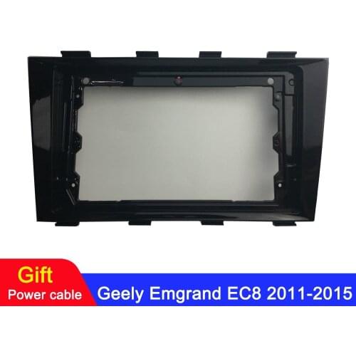 2 din Car radio Center Stereo Radio DVD GPS Plate Panel Frame Fascia Replacement For Geely Emgrand EC8 2011-2015 Dash Kit