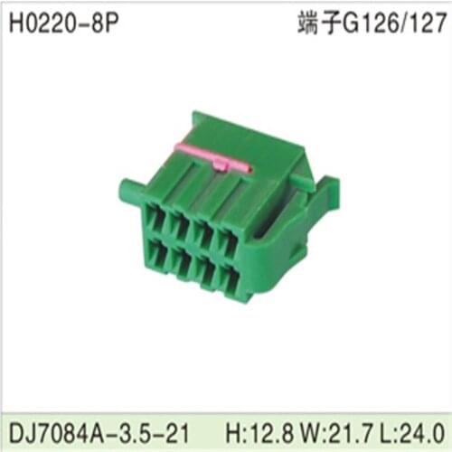 Free shipping 200pcs DJ7084A-3.5-21 8Pin 3.5mm AMP Car Electrical Wire Connectors for VW,BMW,Audi,Toyota,NISSAN AND other