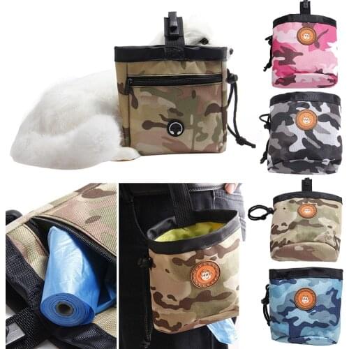 Pet Dog Snack Bag Training Cat and Dog Food Package Outdoor Training Dog Special Pockets With Garbage Bag Slot Pet Product
