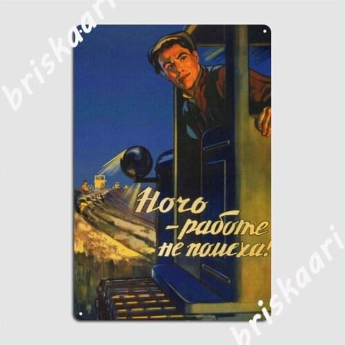 Soviet Propaganda Cccp Communism Metal Signs Wall Cave Club Bar Classic Plaques Tin sign Posters