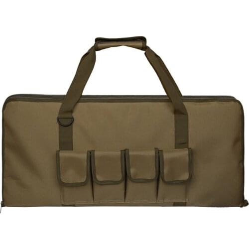 Tactical Holster Gun Protection Case 70cm Military Carry Bag Outdoor Hunting Accessories For Four external rifle magazine pocket