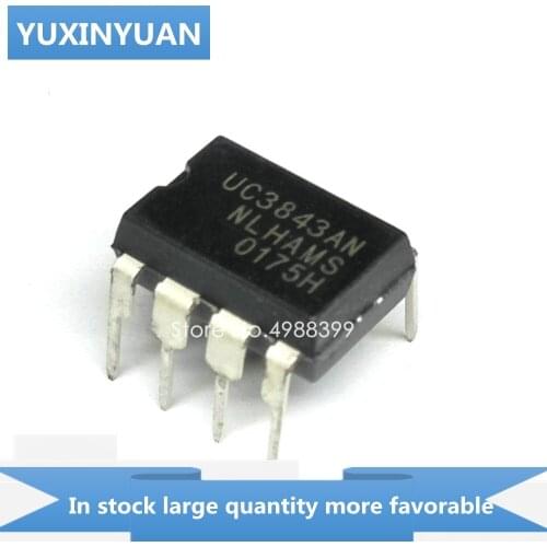 YUXINYUAN 10PCS/LOT UC3843AN UC3843 UC 3843AN C3843AN DIP8 in stock in stock