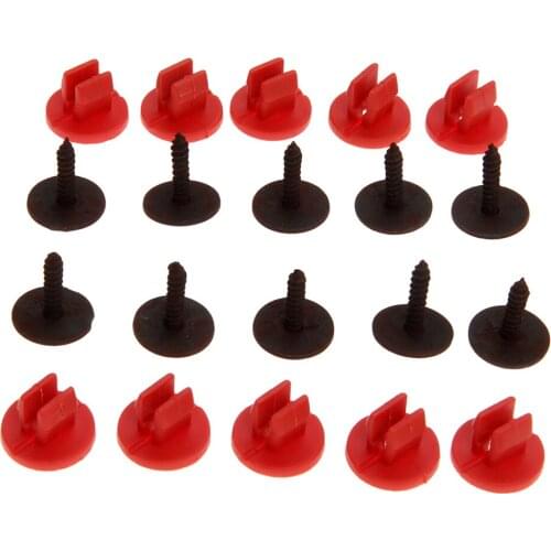 10Pairs/20pcs Engine Undertray Cover Clips Bottom Cover Shield Guard fit for FORD C MAX S MAX 10x8mm