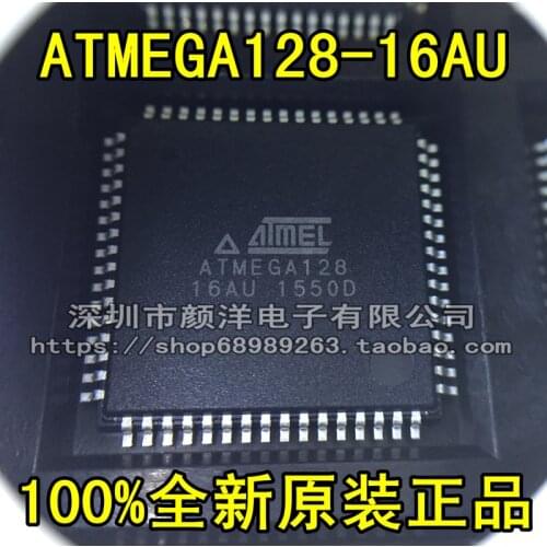 100% New&original In Stock ATMEGA128-16AU TQFP64 100