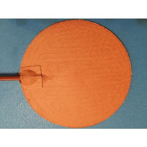 110v 250w diametro 265mm rotonda flessibile e gomma di silicone riscaldamento pad elettrico-riscaldamento stampante 3d serie pad