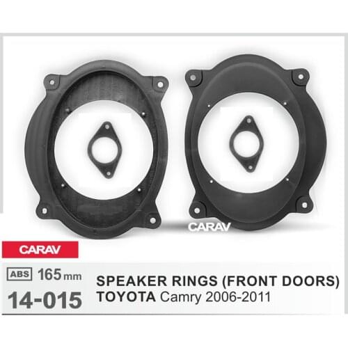 2pcs/set Universal Car Speaker Adapter Bracket Plate ABS Automobiles Speaker Bracket forTOYOTA Camry 2006-2011 CARAV 14-015