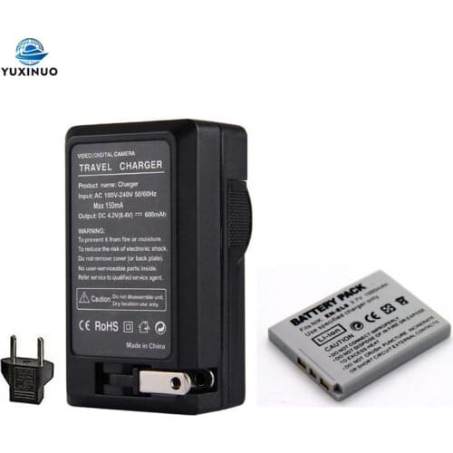 3.7V 1000mAh EN-EL8 ENEL8 Camera Battery + AC Charger For Nikon COOLPIX P1 P2 L1 L2 S1 S2 S3 S4 S5 S6 S7 S7C S8 S9 S51 S50 S52