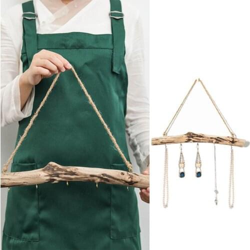 Household Vintage Driftwood Wall Hanging Rack Keys Jewelry Storage Door Hook Durable Practical Storage Rack Hanging Rack