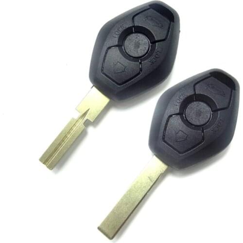 20pcs/lot Remote Car Key Shell Fob Case Cover For BMW 3 5 7 SERIES Z3 Z4 X3 X5 M5 325i E38 E39 E46 3 Button