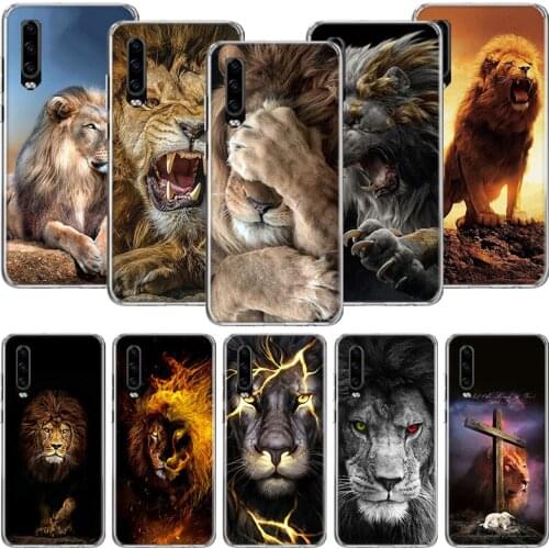 Lion Alpha Male Cub Phone Case For Huawei P30 P40 P20 P10 Mate 20 10 30 Lite Pro P Smart Z Plus Printing Cover Coque Shell