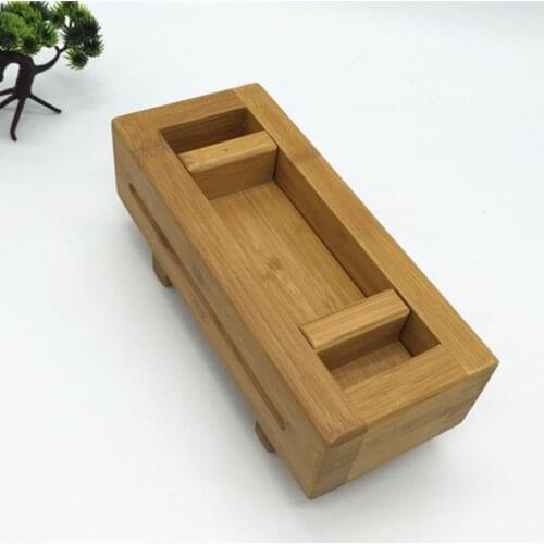 Wooden Sushi Mold Rectangular Sushi Maker Press Mould Box DIY Sushi Making Kit Japanese Traditional Food Cooking Kitchen Tool