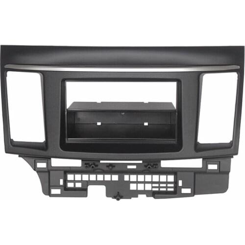 Double Din For Mitsubishi Lancer Fortis Radio Dvd Stereo Panel Dash Mounting Installation Trim Kit Face Frame