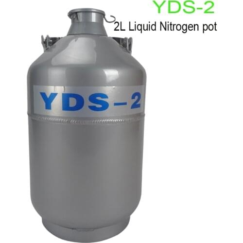 2L YDS-2 Aluminum Alloy Liquid Nitrogen Containers Liquid nitrogen biological container