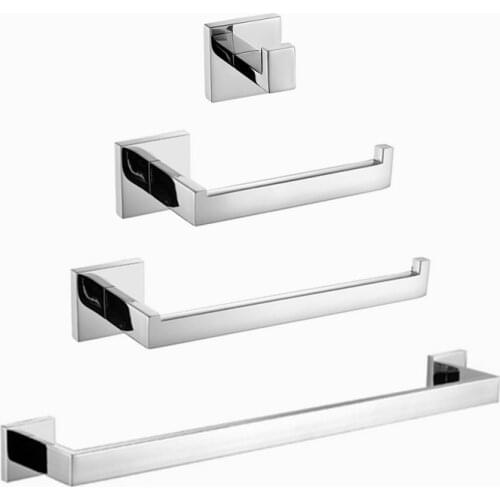 G Mirror Polished Finish 304 Stainless Steel Material paper holder,robe hook,towel ring,single towel holder SM020B