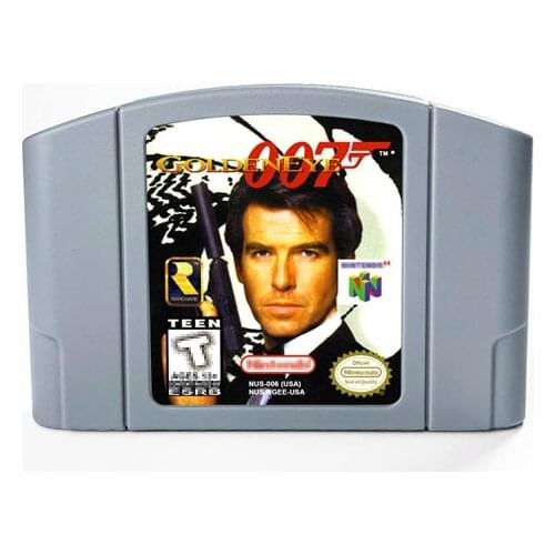 Golden Eye GoldenEye 007 For 64 Bit Game Cartridge USA Version NTSC Format