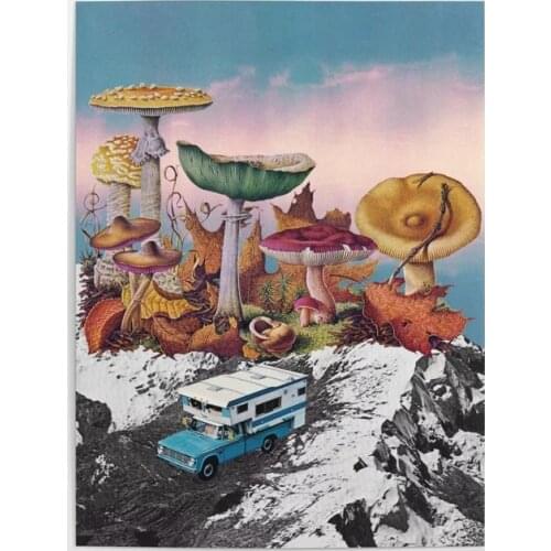 Canvas Paintings Wall Artwork Good Trip Poster Car Pictures Prints Mushroom Home Decoration For Living Room Modular No Framework