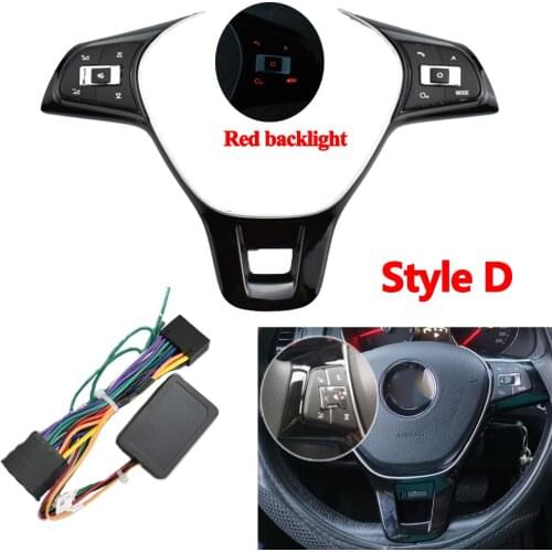 Car Steering Wheel Remote Wireless Control Button for V W J etta Golf P olo Passat Multi-function Controller Switch Universal
