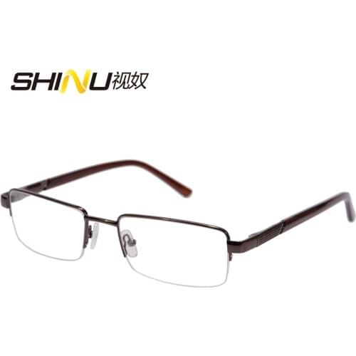 Retro Lens Computer Eyeglasses 1.56 Anti Blue Ray Presbyopic Eyewear Antifatigue Reading Glasses Women Men Diopter Glasses 6334