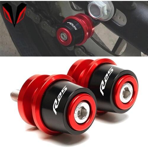 Motorcycle CNC Aluminum 6mm Swingarm Bobbins Slider Stand Screws For YAMAHA YZF R25 2019 YZF-R25 YZFR25 2015-2021 2020 2018