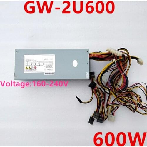 New PSU For Great Wall 2U NF5220 NF5240M3 NF5225 600W Power Supply GW-2U600