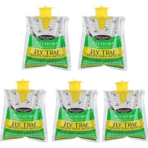 Portable Outdoor Fly Catching Bags Multifunctional Fly Catching Tool for Camping Garden Courtyard JDH88