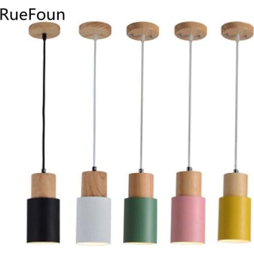 Modern luminaire e27 pendant light hanging lights kitchen dining bar kitchen fixtures dining room light bedroom hanging lamp