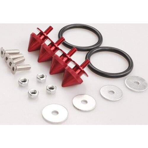 Universal Car Front And Rear Bumper Refit Quick Release Fasteners Fender Washers Reinforcement Screws Tapered Fixing Clip