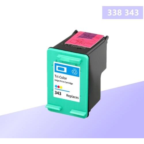 Remanufactured ink cartridge 338 343 XL Compatible for hp338 hp343 hp Deskjet 6540 5740 5745 6520 6540 460c 6620 printer