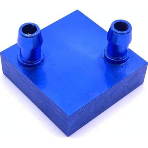Aluminum Water Cooling Block cooled 41x41x12mm Liquid Cooler heatsink DIY Waterblock radiator