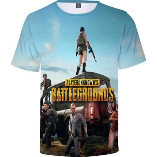 Brand Funny PUBG T-Shirt 3D Short Sleeve Fashion Style t shirt High Quality Personality Men/Boy Soft Fashion 3D Clothe