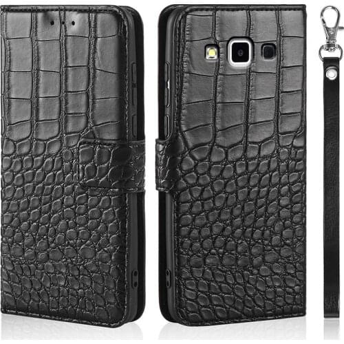 Phone Case for Samsung Galaxy A3 2015 Version A300 A300F A300FU Case Wallet Crocodile Texture Leather Book Design Phone Coque