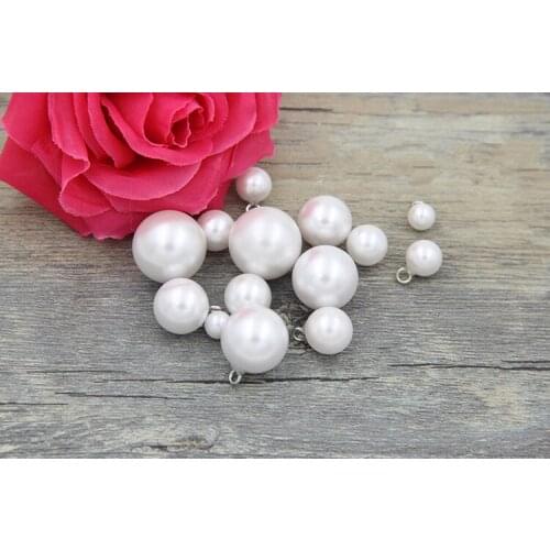 Pearl button round button white cardigan sweater button shirt decorative buckle female clothes clothing accessories 8mm-25mm
