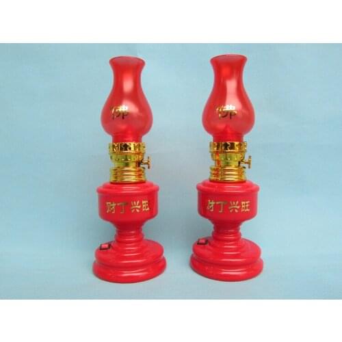 Electronic candle lamp for Buddhas Lantern Festival supplies financial lamp LED candlestick table inserted statues Home wedding