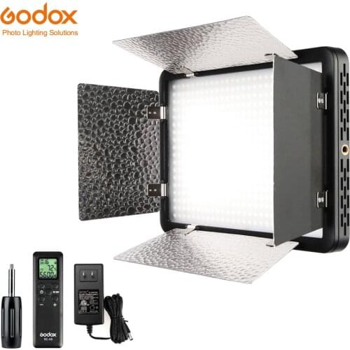 Godox LED500LR-C 3300K-5600K LED Video Continuous Light Lamp Panel Reflector & Remote