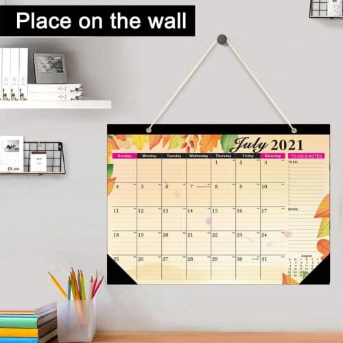 2021-2022 Desk Calendar 18 Months Large Monthly Desk Calendar July 2021 December 2022 For Home Office Organizing