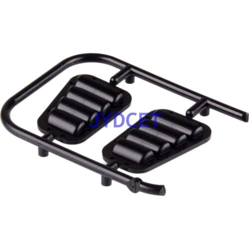 Black Plastic Intake Grille Cover Kit For RC Crawler Car 1/10 Car Traxxas TRX-4 TRX4 T4 Body