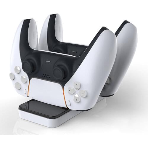 2020 New PS5 Controller Charger Dual USB Charging Dock Station Type C Charging Port Stand for Playstation 5 Wireless Gamepad