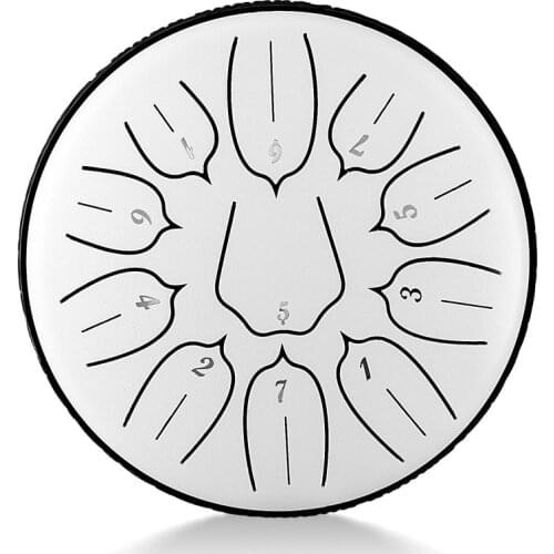 NEW Steel Tongue Drum 6 Inch 11 Tone D Key Tambourine Childrens Professional Performance Enlightenment Percussion Instrument