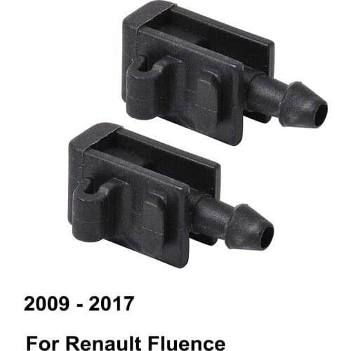 Front Windshield Washer Nozzle 8200082347 for Renault Fluence ( 2009 - 2018 ) ( Pack of 2 )