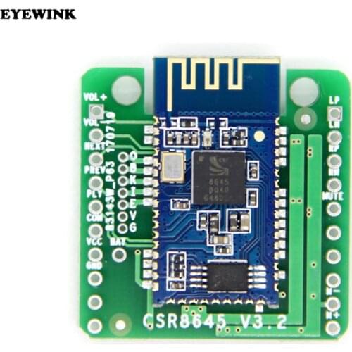 5W+5W Bluetooth 4.0 Amplifier Board CSR8645 APTX APT-X Stereo Receiver Module Speaker Audio Amp Lossless w/ Call Function