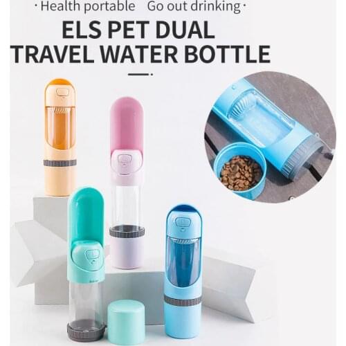 Portable Pet Dog Water Bottle 300ml Drinking Bowl for Small Medium Large Dogs Feeding Water Dispenser Cat Dogs Outdoor Bottles