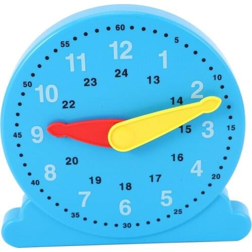 Cognition Clock Learn Time Clock Early Education Toys Plastic Model Teaching Baby Intelligence Toys Digital Clock Model