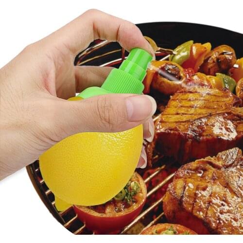 Orange Juice Squeeze 2Pcs/set Hand Juicer Lemon Sprayer For Cook Steak Chicken Salad Drinks Fruit Juice Citrus Spray