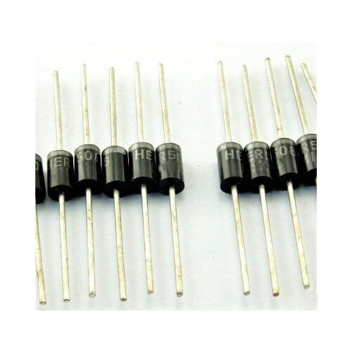 Free shipping 100pcs /lot HER508 5A 1000V High efficiency rectifier diode