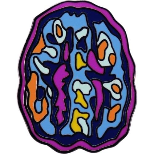 Brain- Neuro Bloom- ADHD Mental Health Brooch Pin