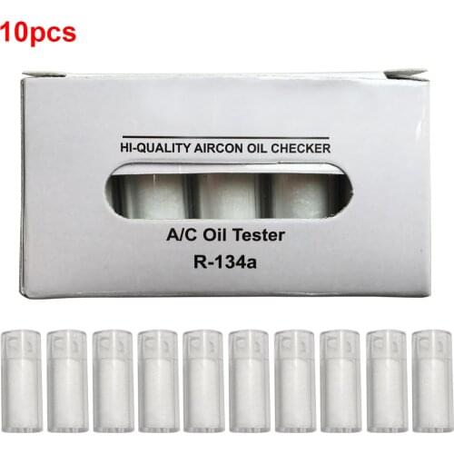 10pcs Oil Tester Refrigeration Testing Cotton Car Air Conditioning Tool